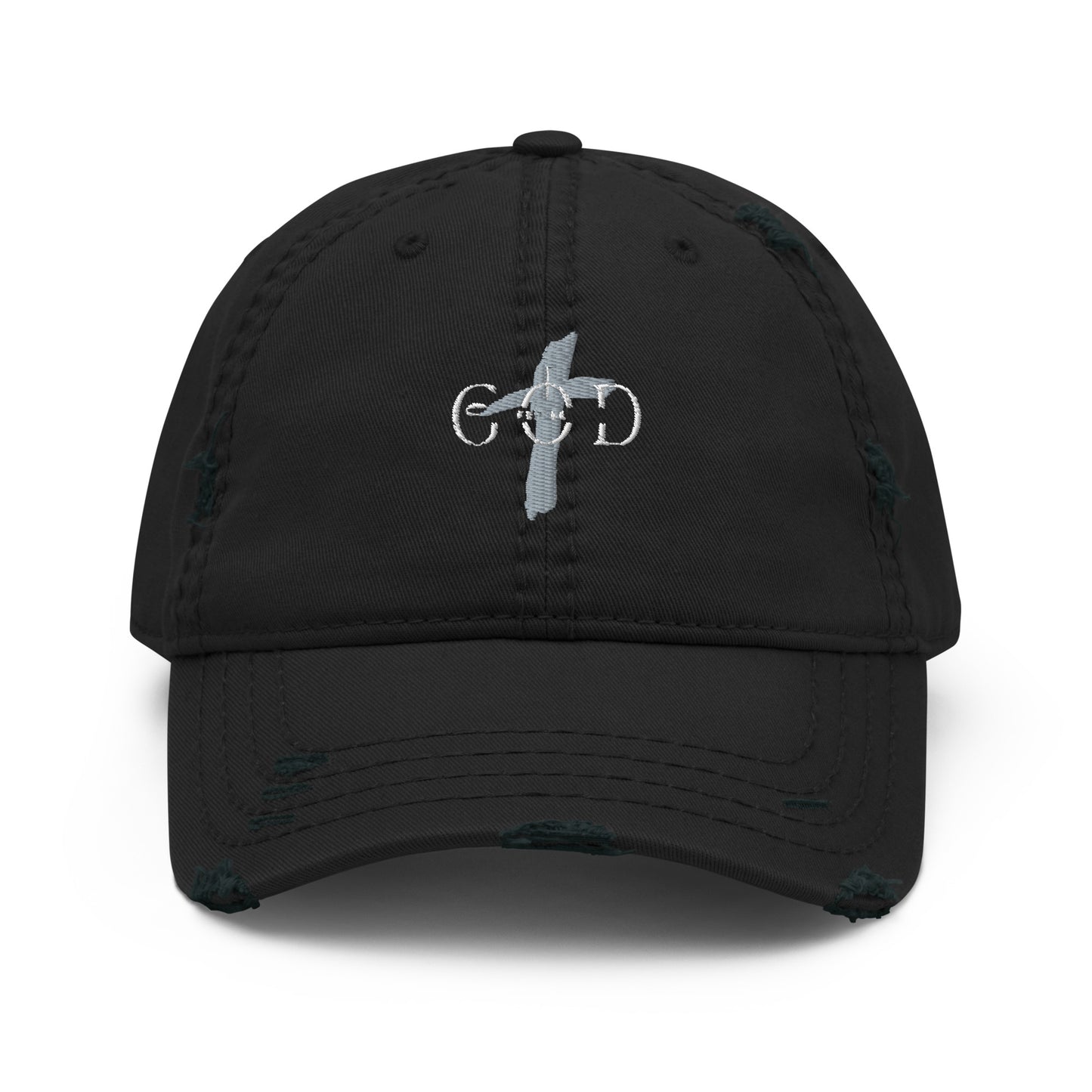 GOD FED| GOD LED Distressed Dad Hat (Unisex)