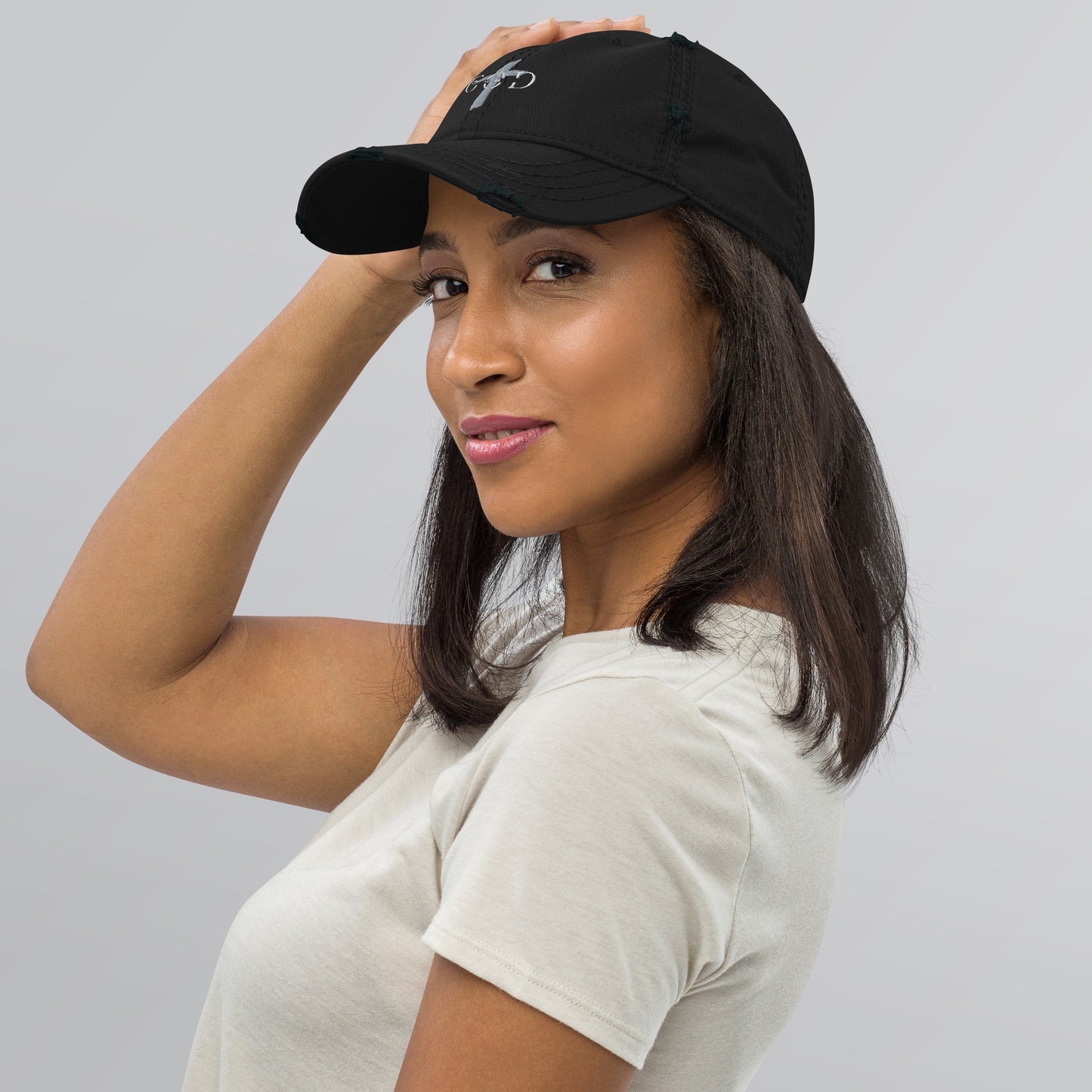 GOD FED| GOD LED Distressed Dad Hat (Unisex)